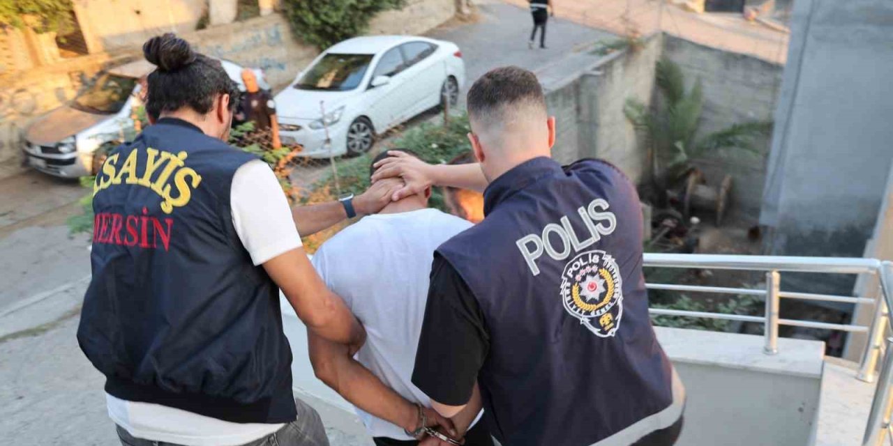 Mersin’de Eş Zamanlı Operasyon: 21’i Hükümlü 56 Şahıs Yakalandı