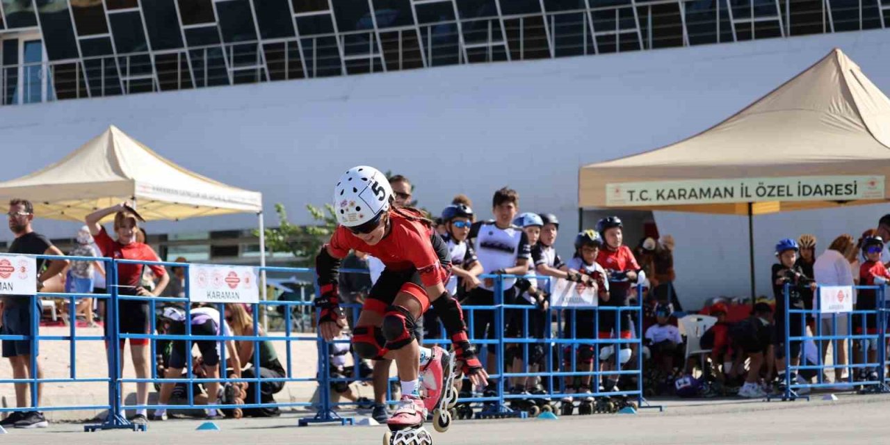Karaman’da Düzenlenen ‘tekerlekli Paten Türkiye Şampiyonası’ Başladı