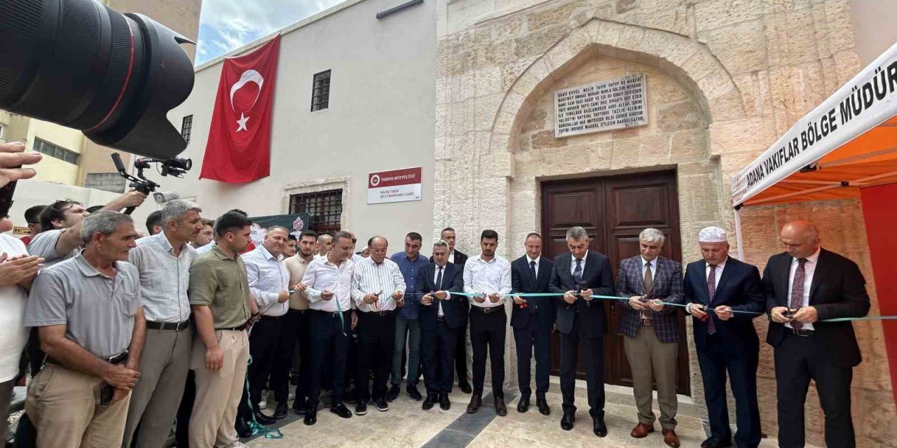 Tarihi Melik Tahir Camii Tamamlanan Restorasyon Çalışmalarının Ardından Yeniden İbadete Açıldı