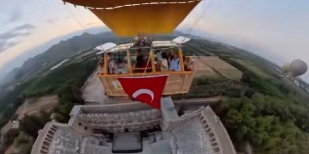 Zafer Bayramı Coşkusu Aspendos Semalarında Balonlarla Yaşandı