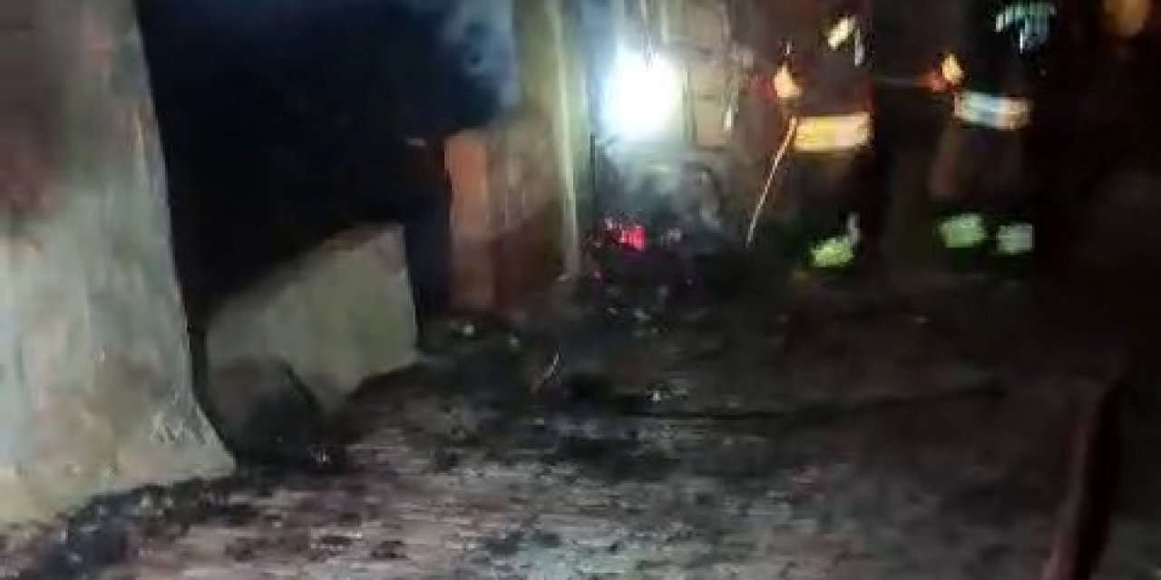 Beyşehir’de Korkutan Ev Yangını