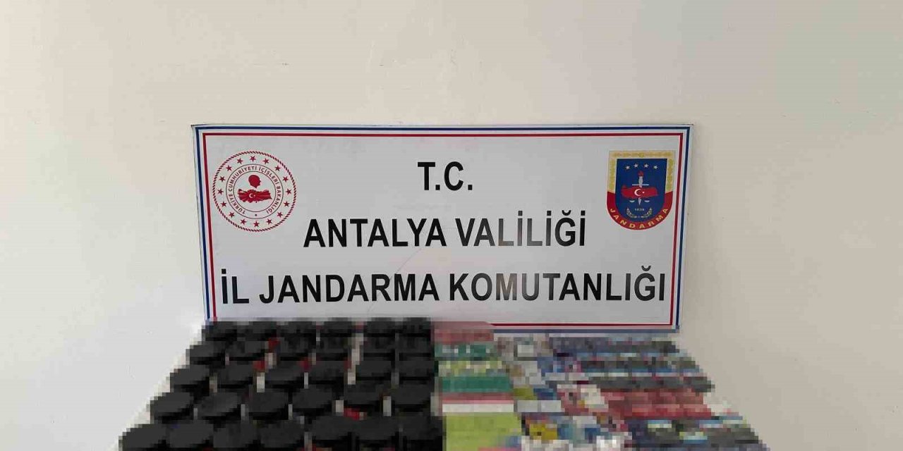 Jandarmadan Manavgat’ta Kaçak Sigara Operasyonu