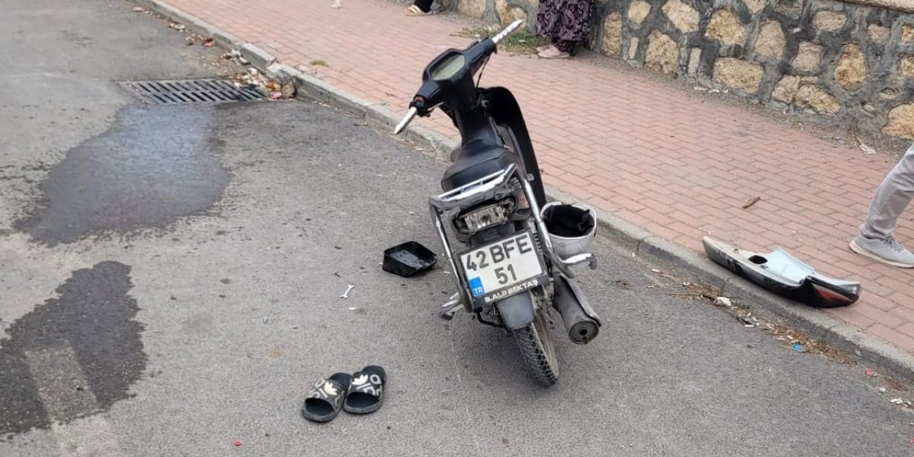 Beyşehir’de Motosiklet Kazası: 1 Ağır Yaralı