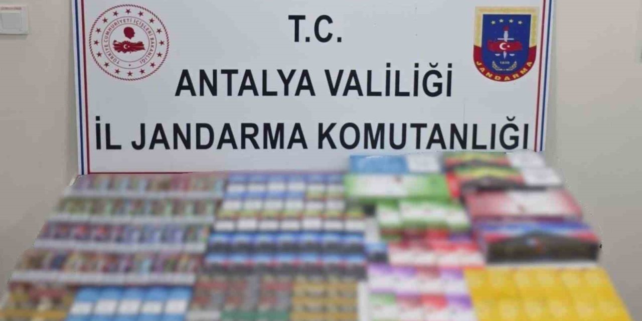 Antalya’da Kaçak Sigara Operasyonu