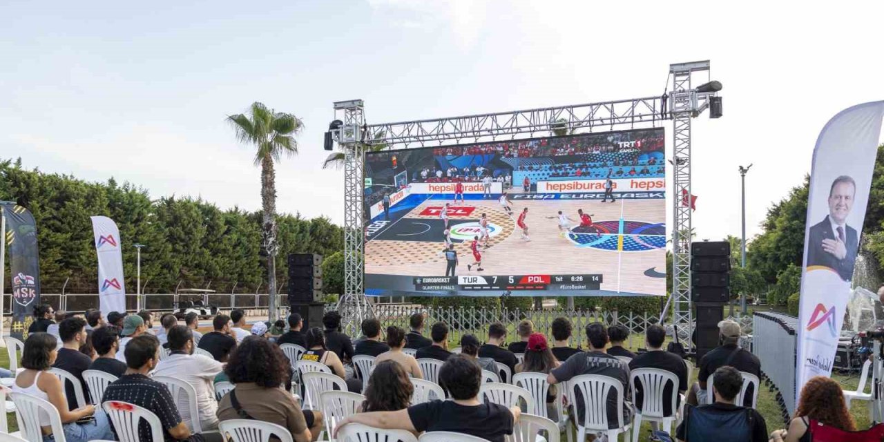 Mersin’de Dev Ekranda Eurobasket Heyecanı