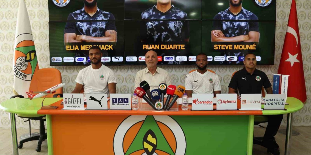 Alanyaspor’dan 3 İmza