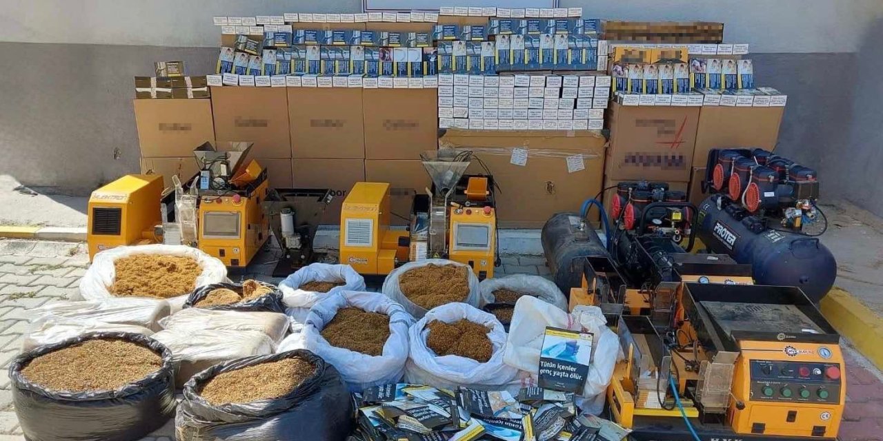 Alanya’da Kaçak Tütün Operasyonu