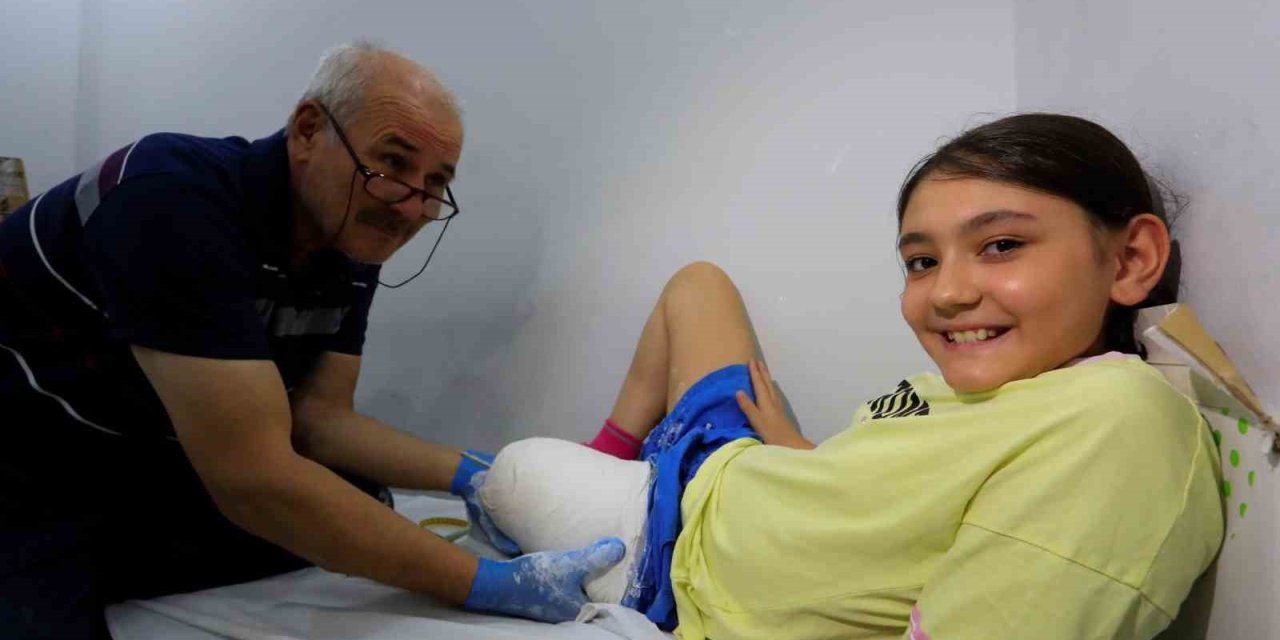 Özge Protez Bacağına Kavuşuyor Okula Gitmek İçin Gün Sayıyor