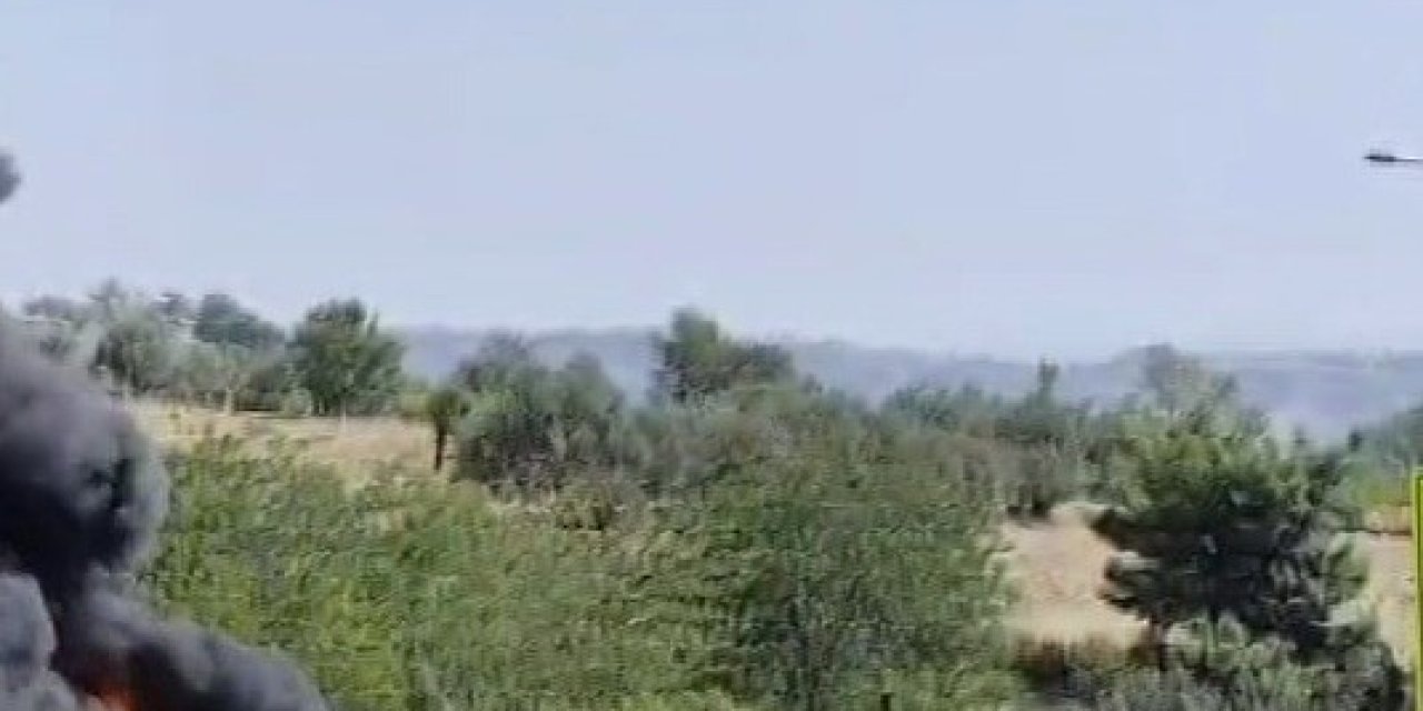 Otoyolda Yolcu Otobüsü Alev Alev Yandı