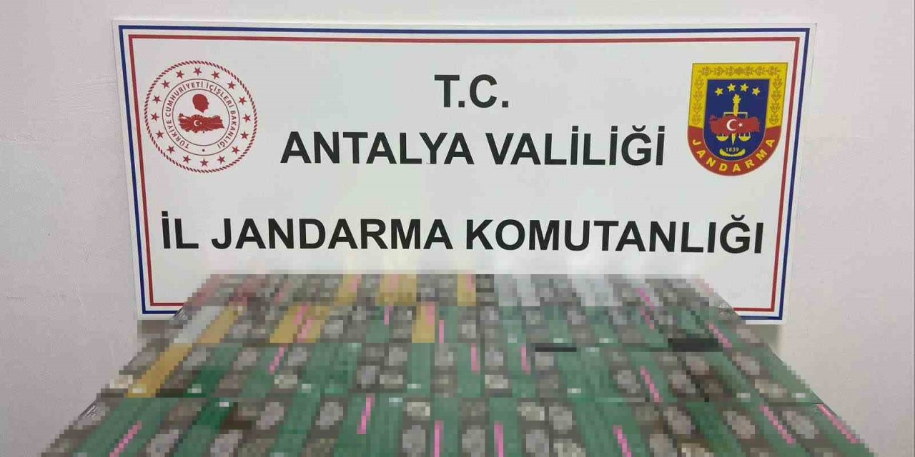 Gazipaşa’da 2 Bin Paket Kaçak Sigara Ele Geçirildi