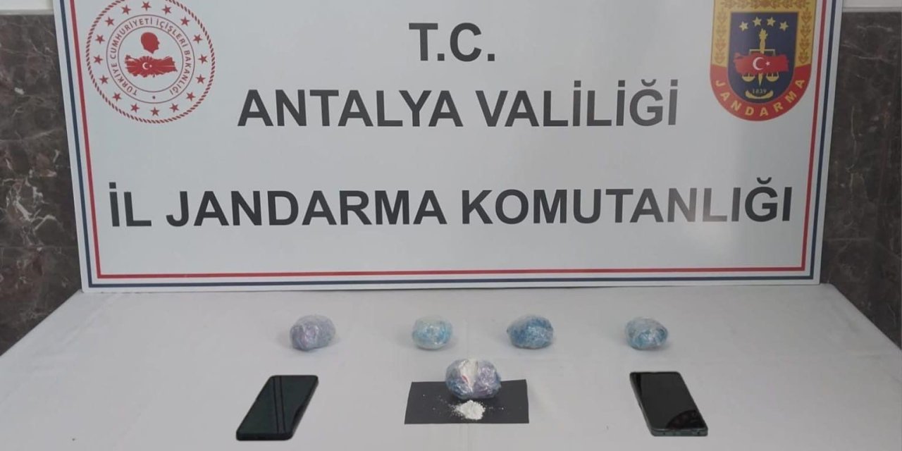 Alanya’da Yarım Kilo Kokain Ele Geçirildi
