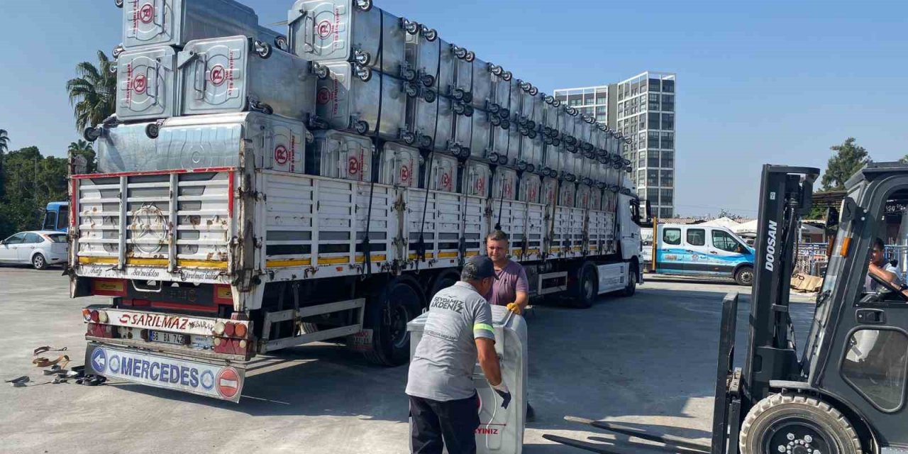 Akdeniz Belediyesinden Daha Temiz Bir Kent İçin 250 Yeni Çöp Konteyneri
