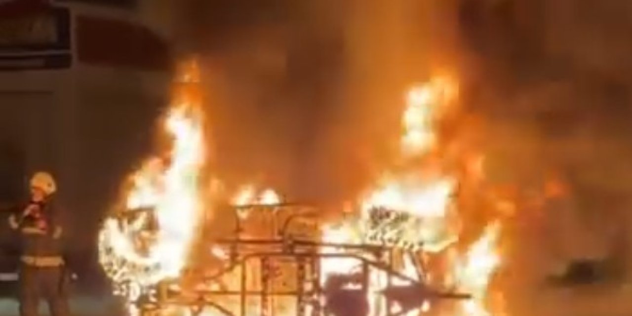 Antalya’da Devrilerek Alev Alev Yanan Utv’nin Sürücüsü Hayatını Kaybetti