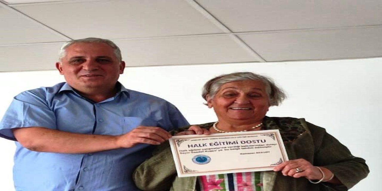 Akşehir Halk Eğitimi Merkezi’nden Halk Eğitimi Dostu Belgesi