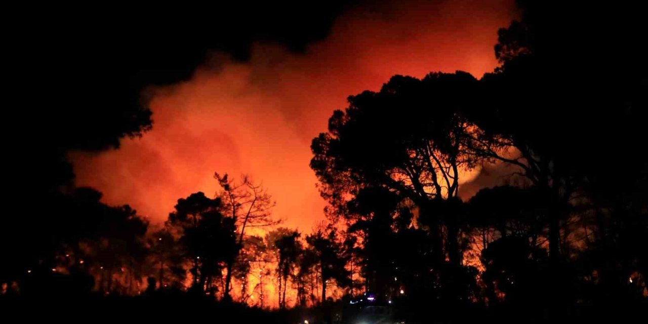 Antalya’da Otellere Yakın Ormanlık Alanda Çıkan Yangın Kontrol Altına Alındı
