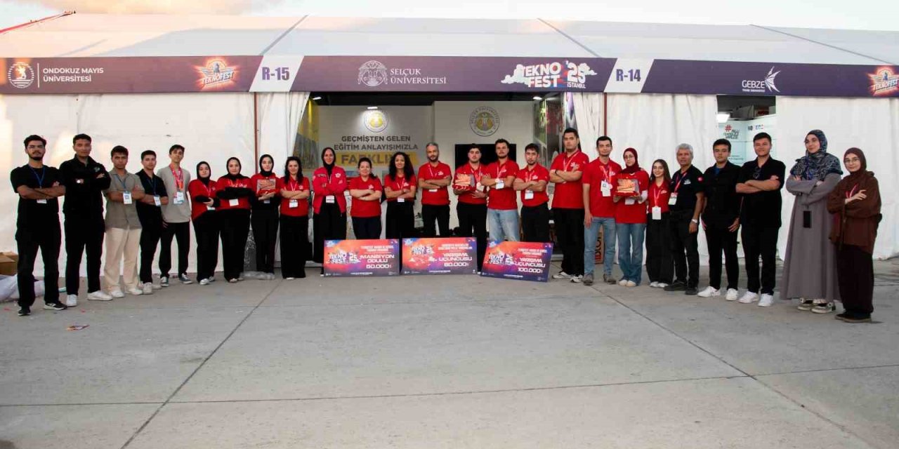 Selçuk Üniversitesi, Teknofest 2025’i 4 Ödülle Tamamladı