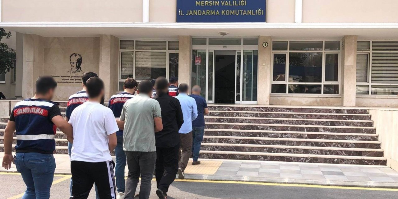 Mersin’de Aranan 11 Şahıs Jandarma Ekiplerince Yakalandı