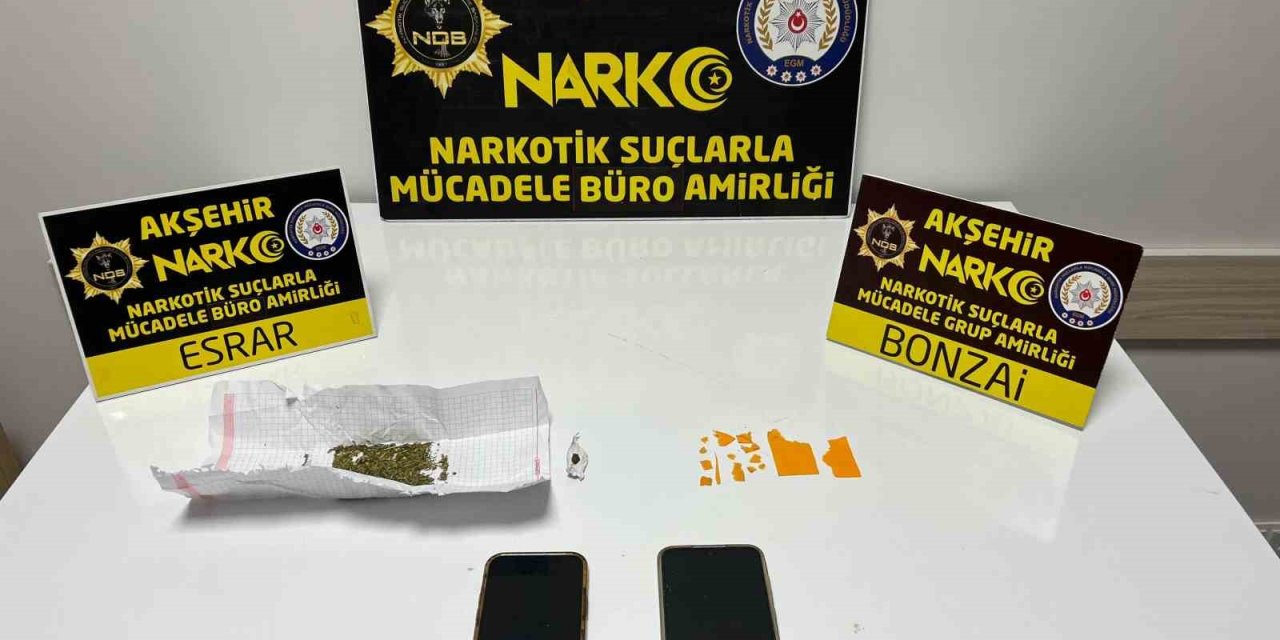 Akşehir’de 2 Kişi Uyuşturucudan Tutuklandı