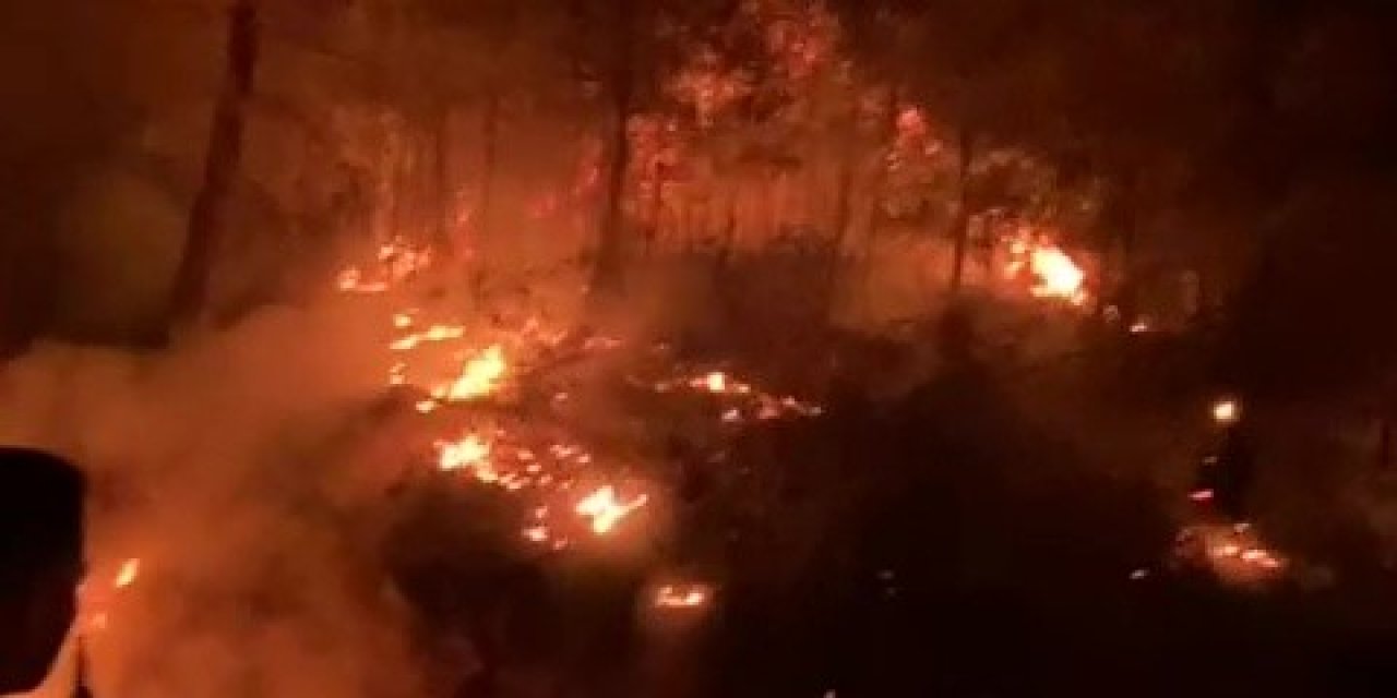 Gazipaşa’da Ormanlık Alanda Yangın