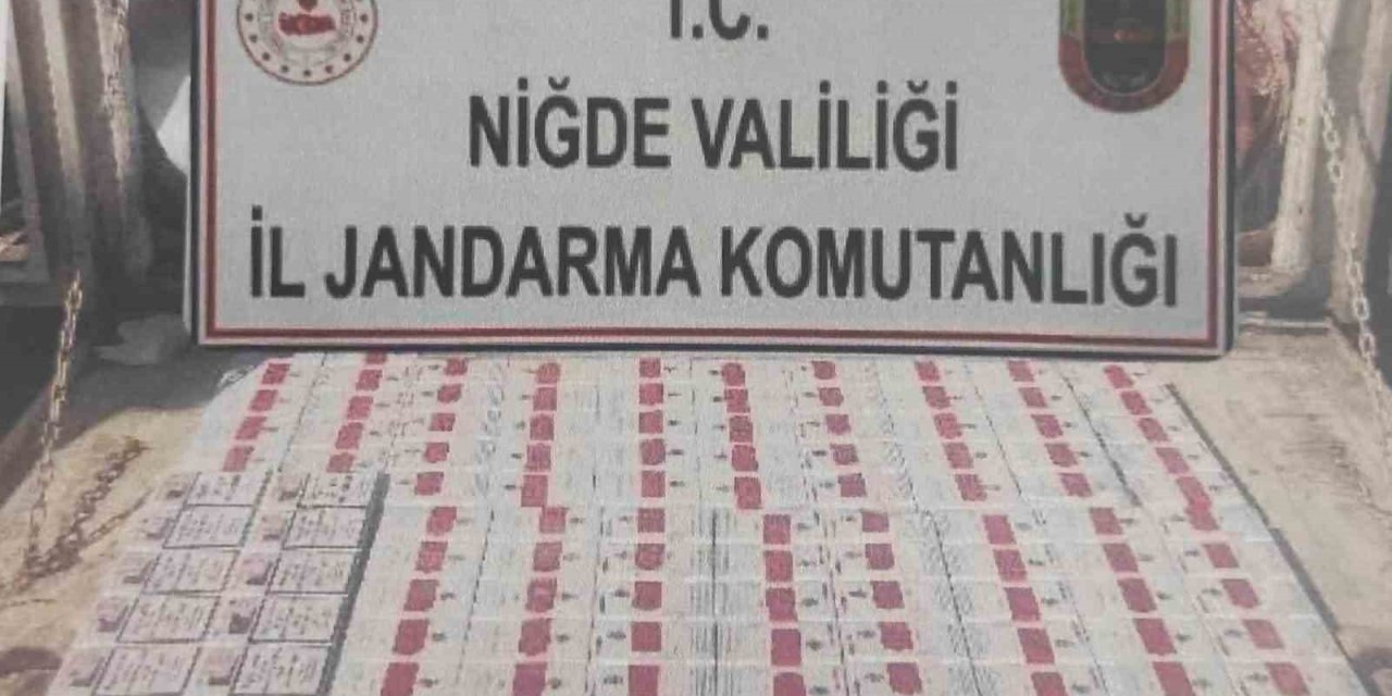 Niğde’de Yol Kontrolünde 370 Paket Kaçak Sigara Ele Geçirildi