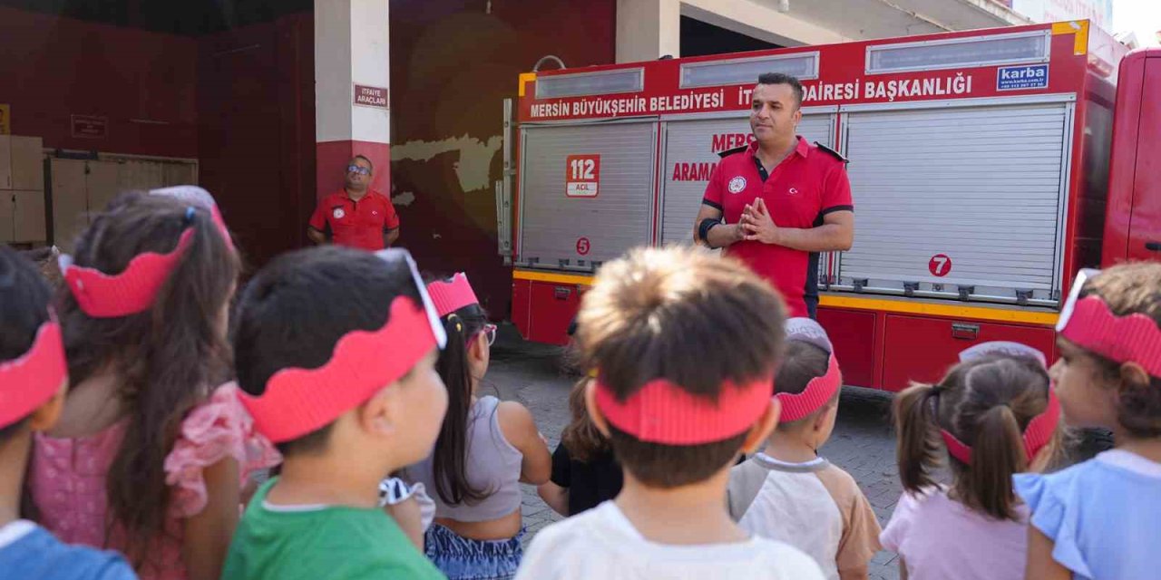 Minikler Yangın Güvenliğiyle İlgili Bilinçlendi