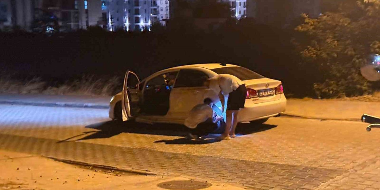 Gazipaşa’da Otomobille Motosikletin Çarpıştığı Kazada 1 Kişi Yaralandı