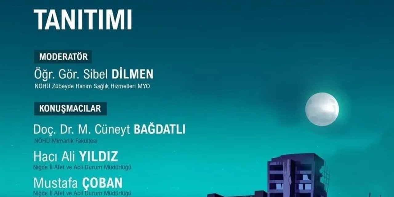 Nöhü’de Afet Farkındalık Paneli Düzenlenecek