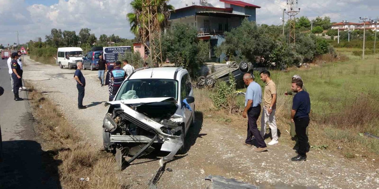 İki Kuzenin Kullandığı Araçlar Çarpıştı: 1 Yaralı