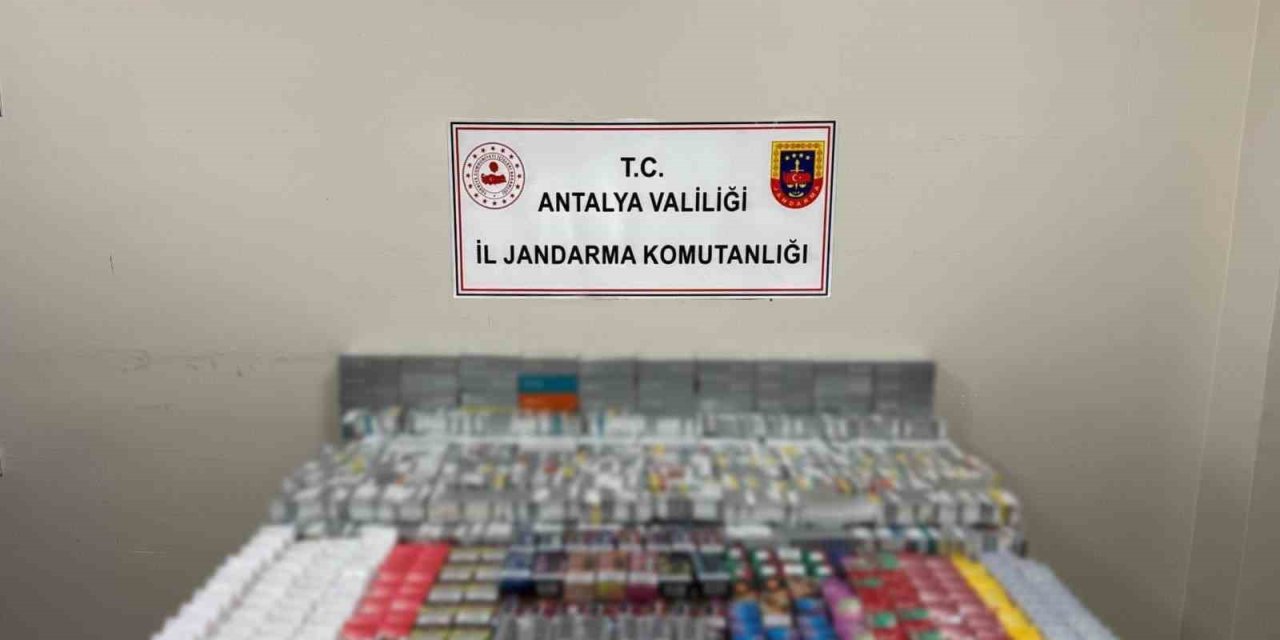 Kemer’de Kaçak Sigara Operasyonu