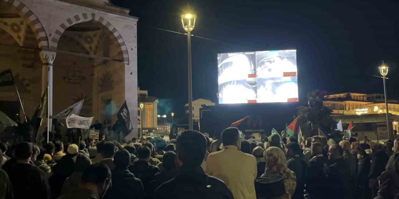 Konya’da İsrail’in Küresel Sumud Filosuna Saldırısı Protesto Edildi