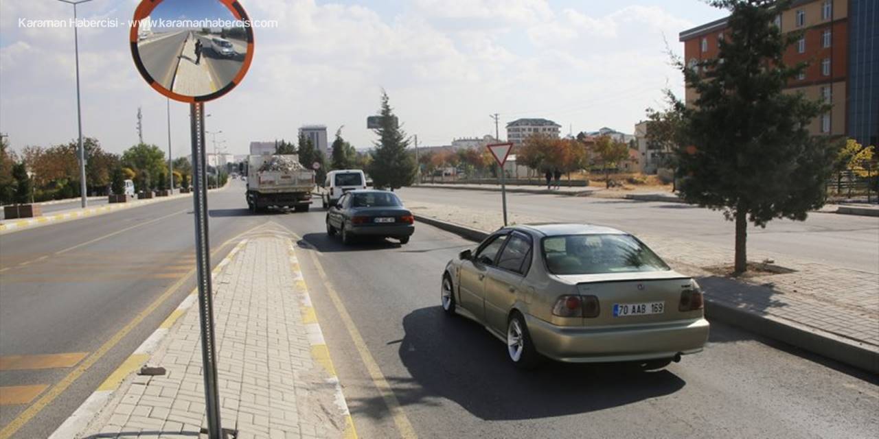 Karaman'da Kavşaklara Yeni Önlem