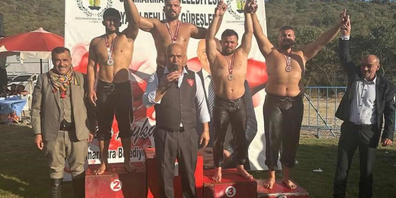 Kemer Belediyesi Güreşçisinden Kürsü Başarısı