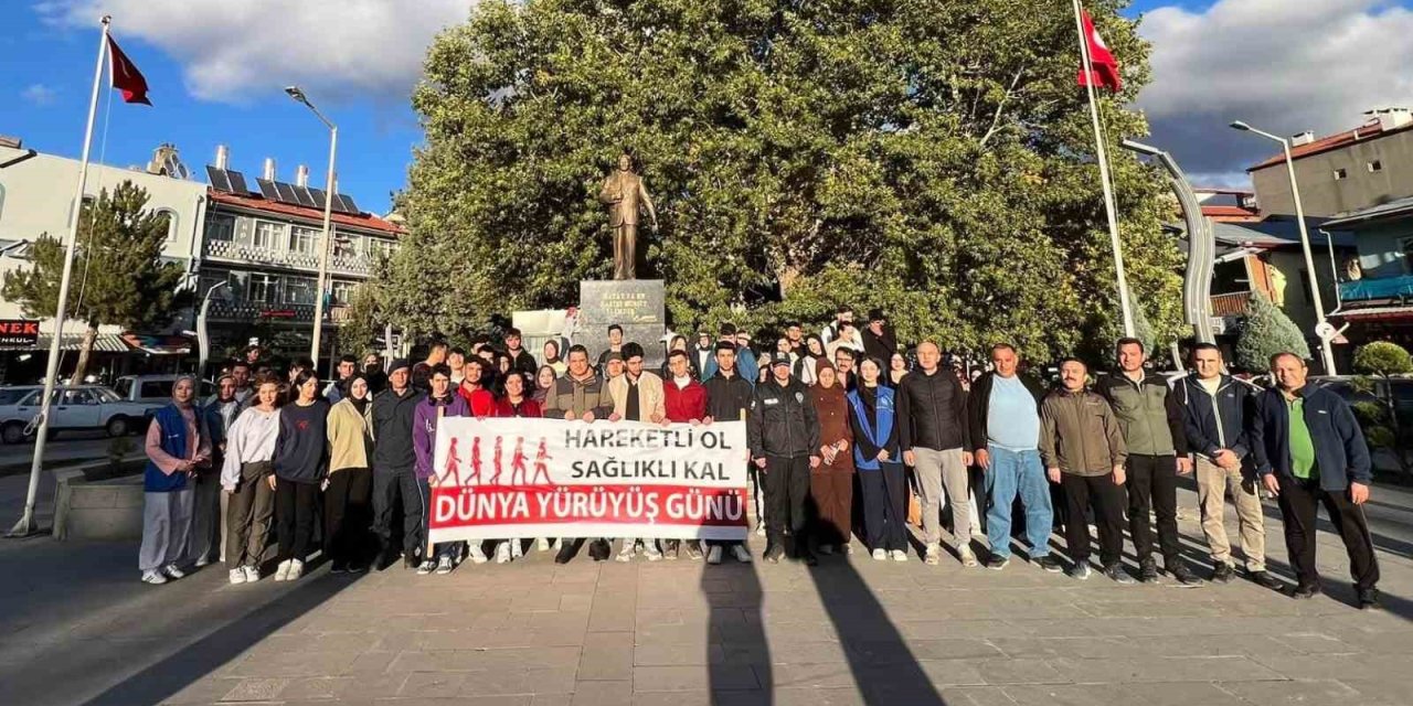 Bozkır’da "sağlık İçin Yürü" Etkinliği