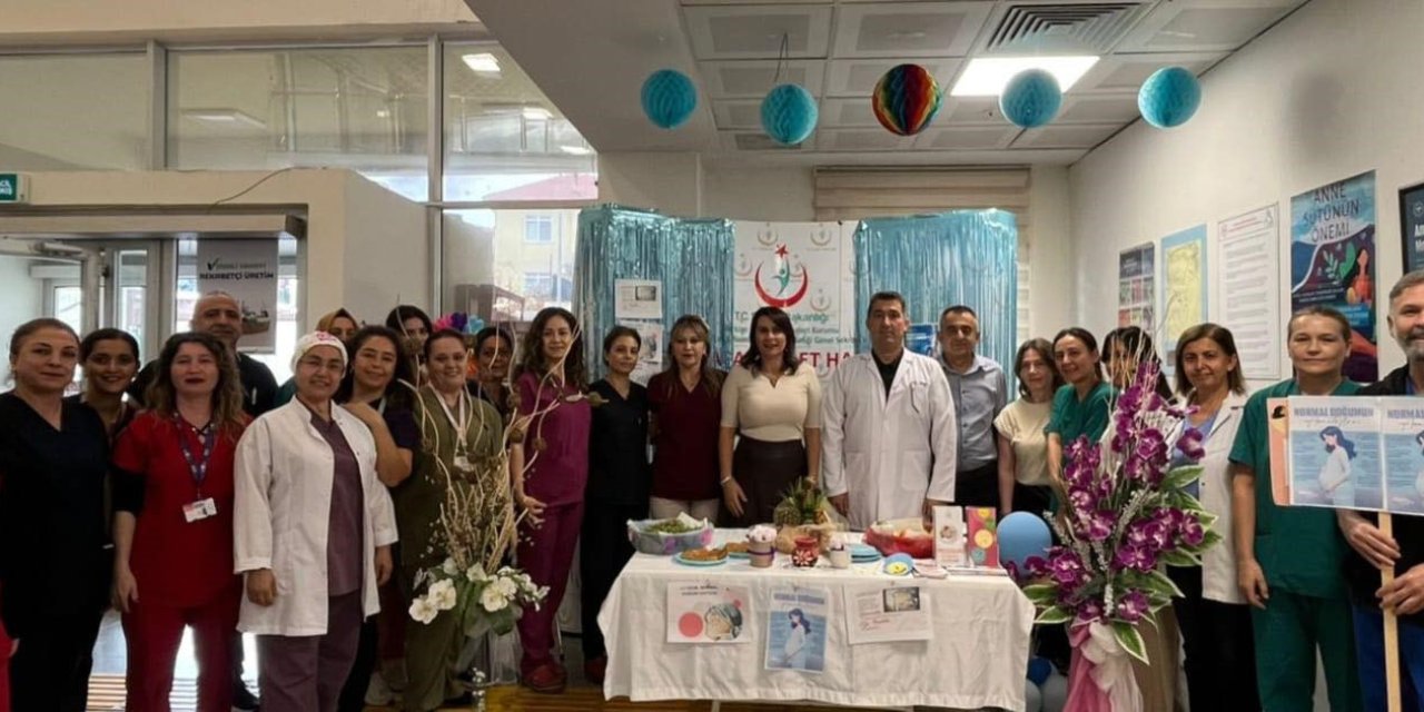 Gazipaşa Devlet Hastanesi’nden Normal Doğuma Teşvik Etkinliği