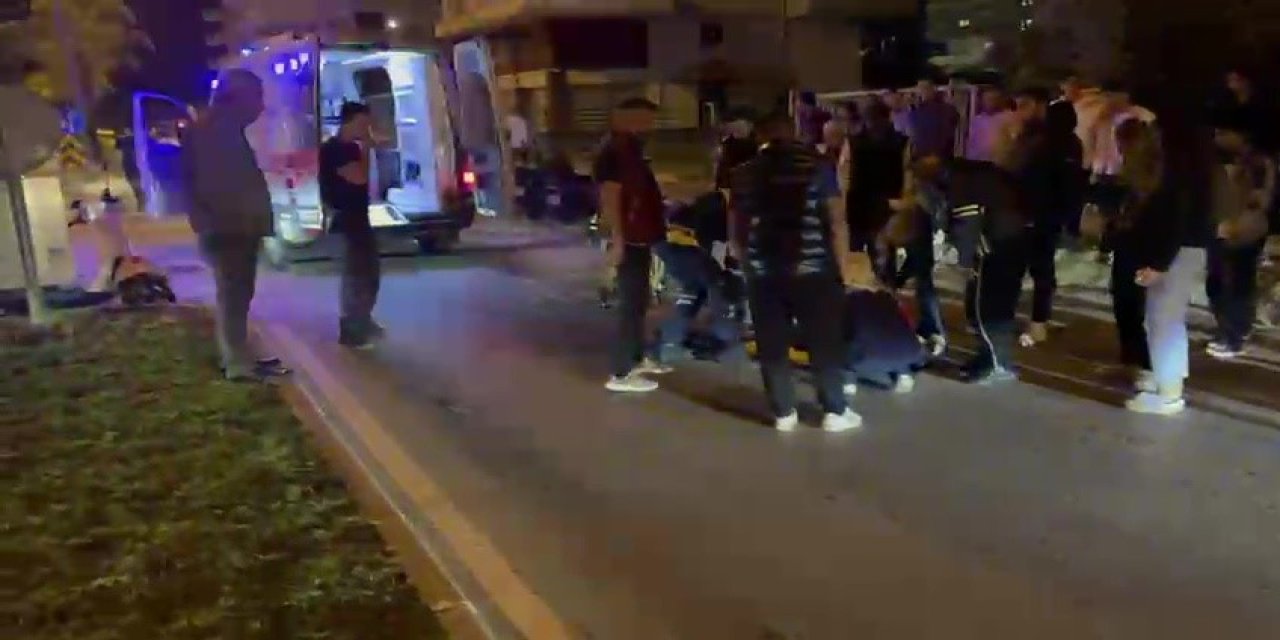 Antalya’da ’u’ Dönüşü Yapan Otomobille Çarpışan Motosiklet Sürücüsü Yaralandı