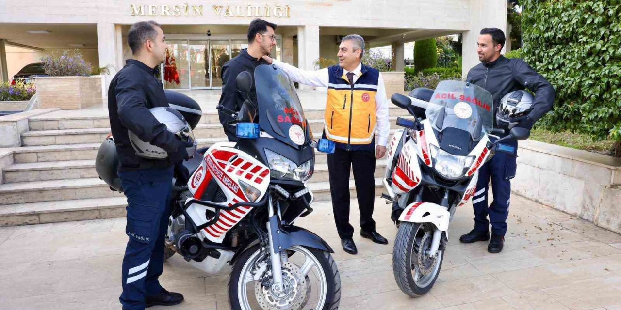 Mersin’de Motorize Ambulanslar Hizmete Girdi