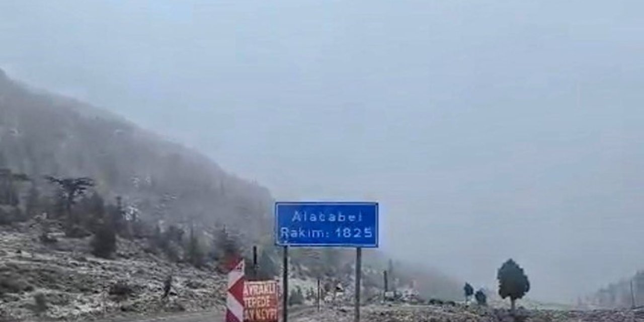 Alacabel’e Yılın İlk Karı Yağdı