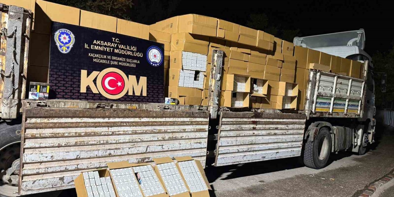 Aksaray’da 26 Milyonluk Kaçakçılık Operasyonu