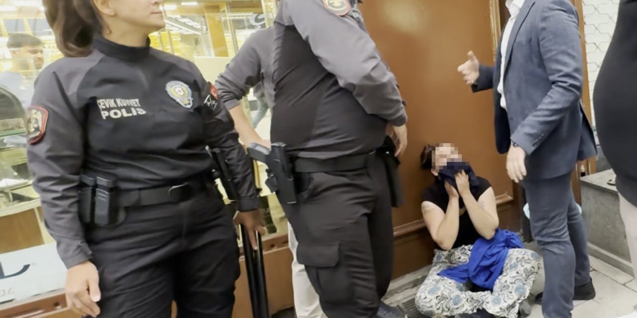 Kadının Sahte Altın Oyunu Kapalı Çarşıda Bozuldu