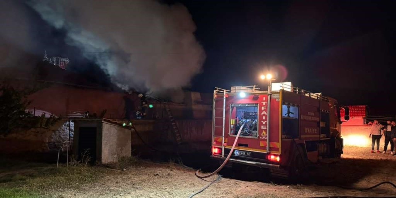 Kulu’da Kalorifer Dairesinde Yangın