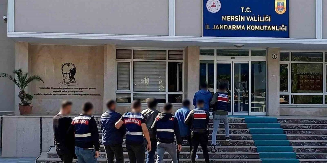 Mersin’de Aranan 5 Şahıs Jandarma Ekiplerince Yakalandı