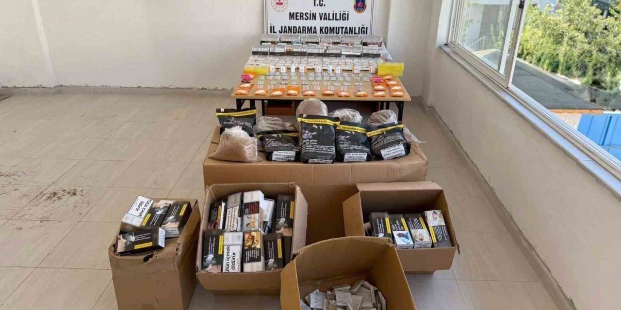 Mersin’de Kaçak Sigara Operasyonu: Binlerce Kaçak Makaron Ve Tütün Ele Geçirildi