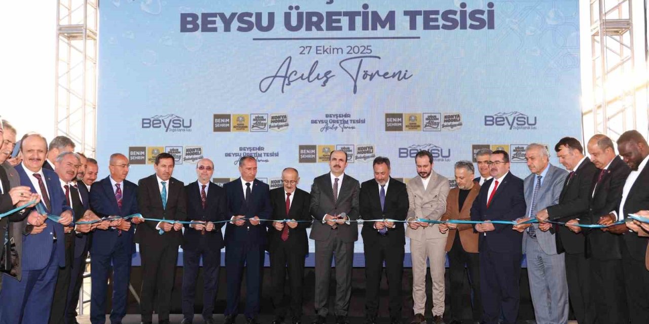 Konya Büyükşehir Belediyesi Beysu’nun Yeni Tesislerini Açtı