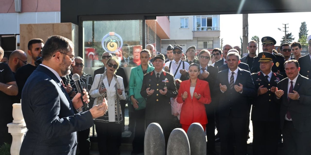 Antalya’nın Kahramanı Mustafa Ertuğrul Aker’in Anıt Mezarı Törenle Açıldı