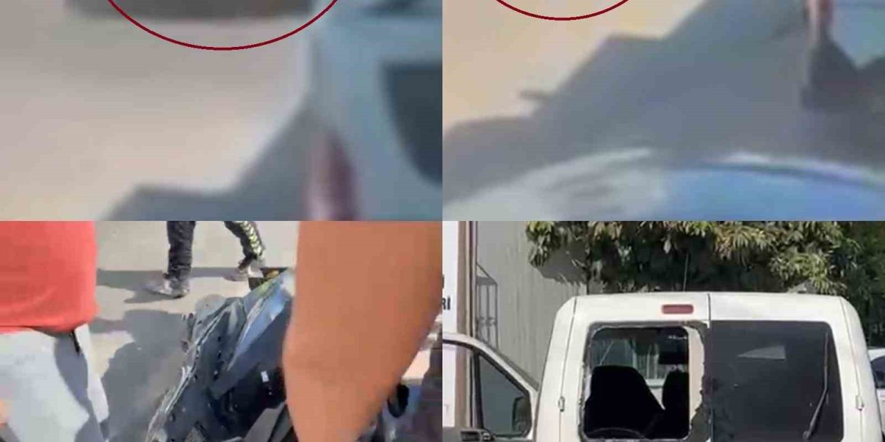 Kaza Anı Kamerada: Aracın Çarptığı Motosikletli Savruldu