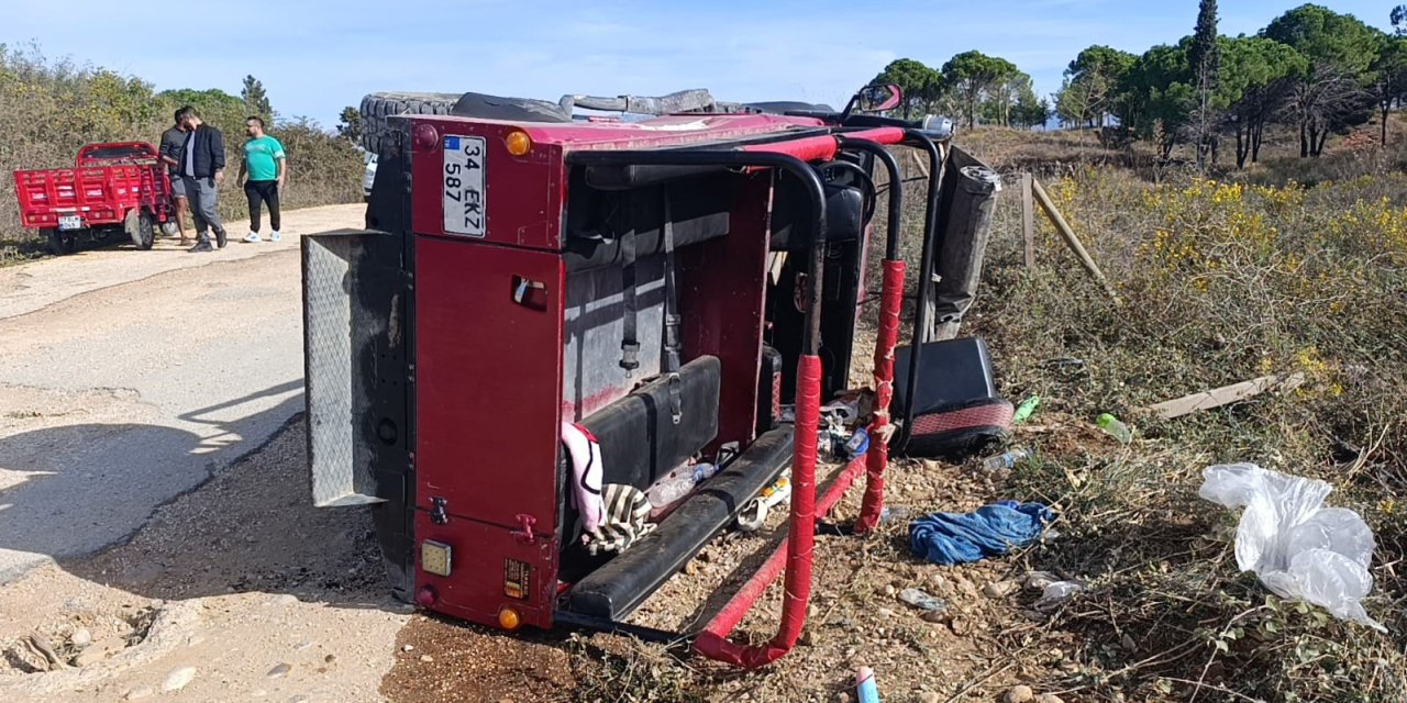 Antalya’da Safari Aracı Devrildi: 9 Turist Yaralandı