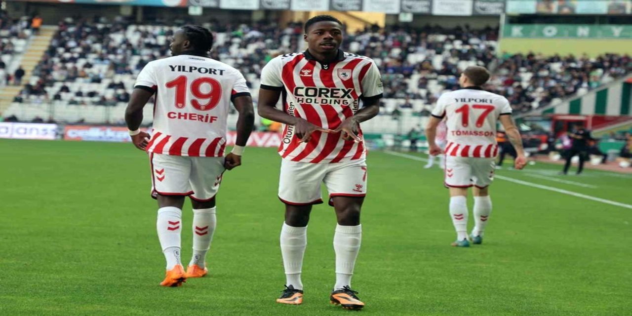 Trendyol Süper Lig: Konyaspor: 0 - Samsunspor: 2 (ilk Yarı)