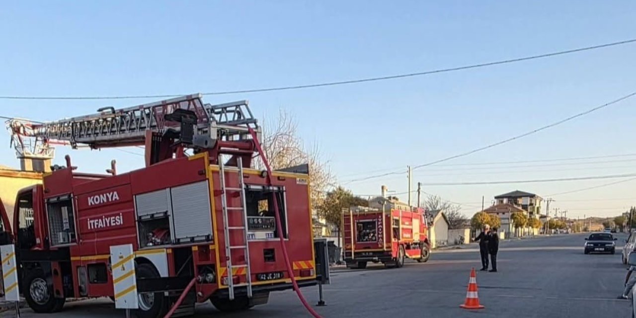Ev Ve Dorsede Çıkan Yangın Korkuttu