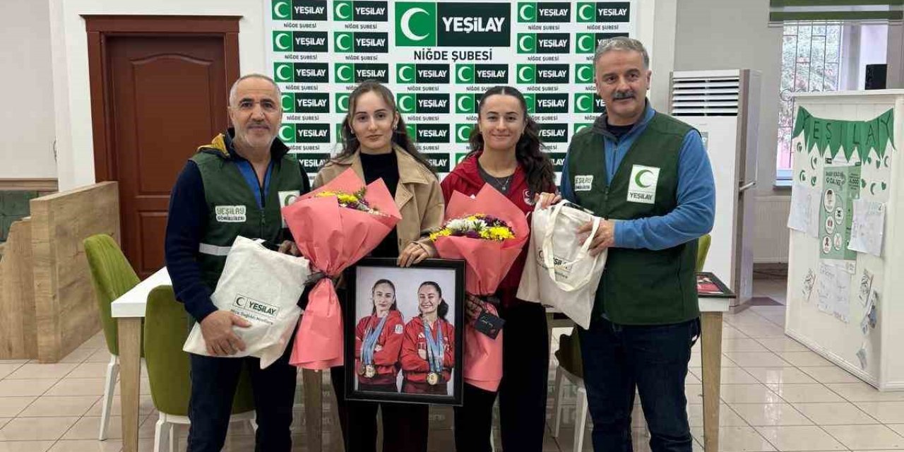 Yeşilay Niğde Şubesi, Milli Haltercileri Ağırladı