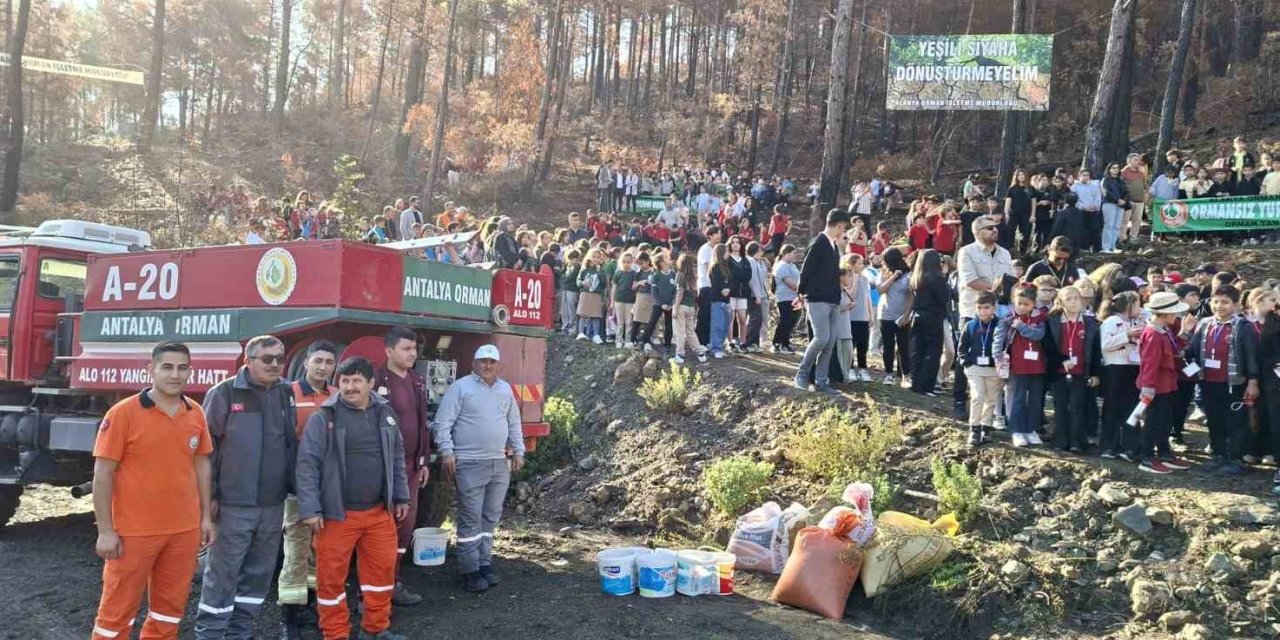 Öğrencilere Yangın Ve Çevre Bilinci Konusunda Yerinde Bilgi Verildi